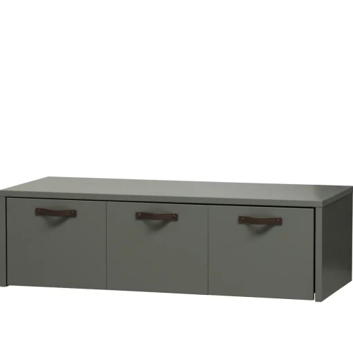 Bank mit Schubladen