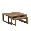 Beistelltisch- Set Teak
