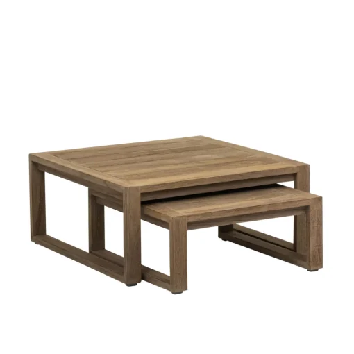 Beistelltisch- Set Teak
