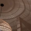 Hängelampe Ball aus Flechtweide