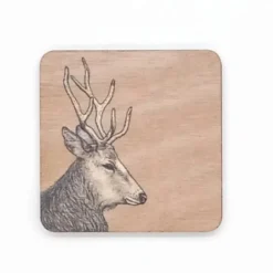 Holzmagnet Hirsch