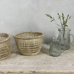 Kanne Glas gestreift