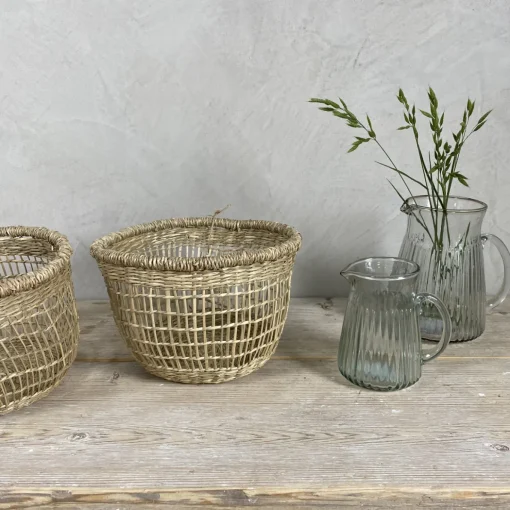 Kanne Glas gestreift