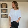 Leinenjacke kurz, Knopfleiste