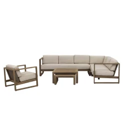 Lounge Sofa 2-Sitzer - Teak