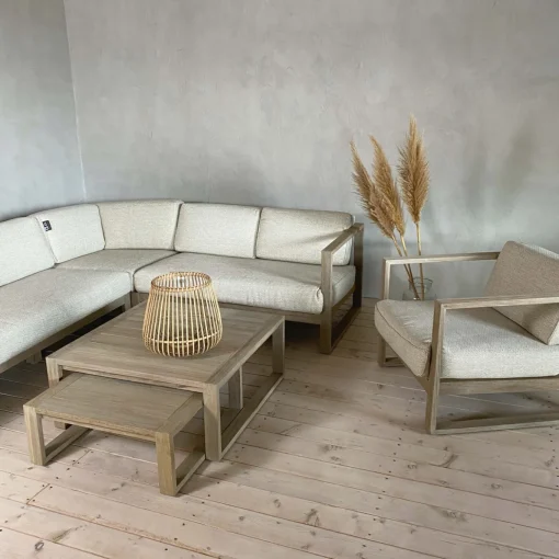 Lounge Sofa 3-Sitzer - Teak