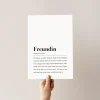 Poster "Freundin"