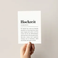 Postkarte "Hochzeit"