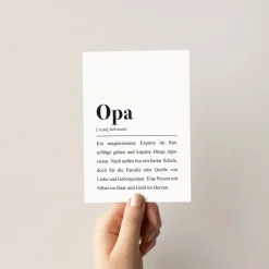 Postkarte "Opa"