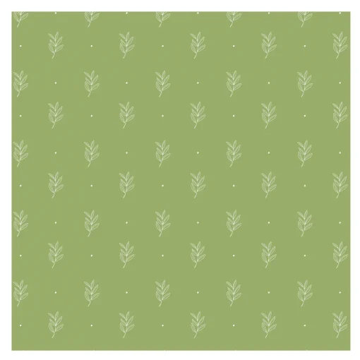 Serviette Blattmuster
