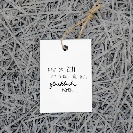 Slowlay Geschenkanhänger