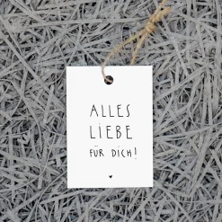 Slowlay Geschenkanhänger Alles Liebe