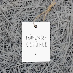Slowlay Geschenkanhänger Frühlingsgefühle