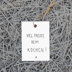 Slowlay Geschenkanhänger Freude beim Kochen