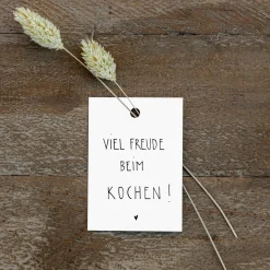Slowlay Geschenkanhänger Freude beim Kochen