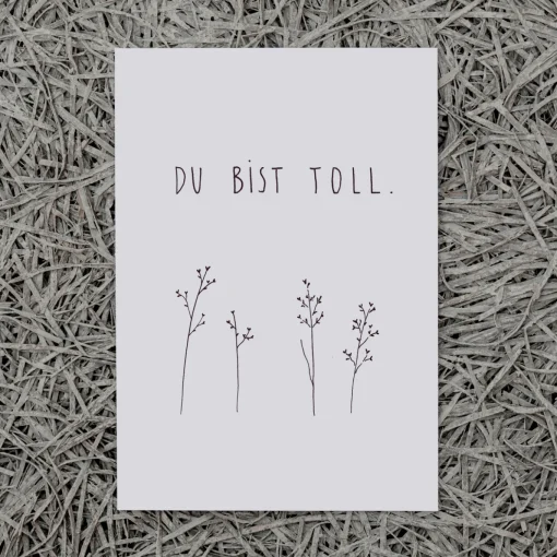 Slowlay Postkarte