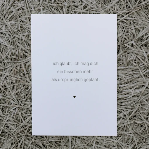 Slowlay Postkarte