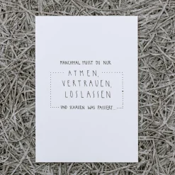 Slowlay Postkarte