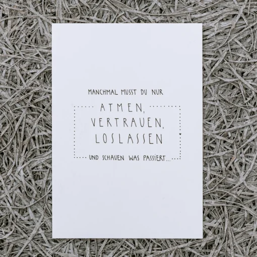 Slowlay Postkarte