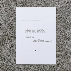 Slowlay Postkarte
