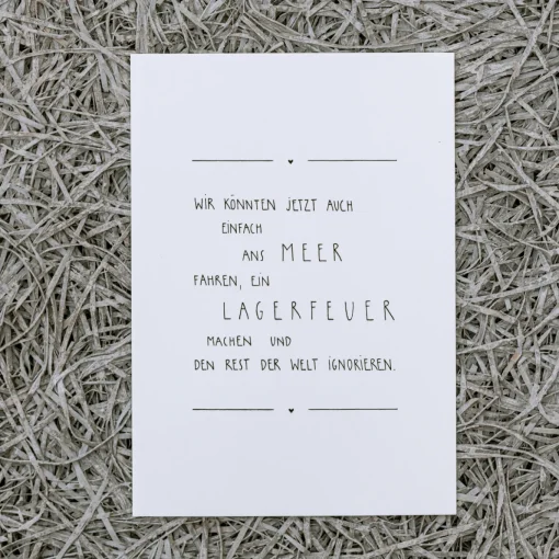 Slowlay Postkarte