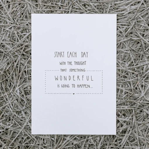 Slowlay Postkarte