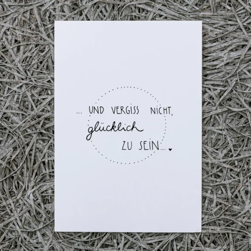 Slowlay Postkarte