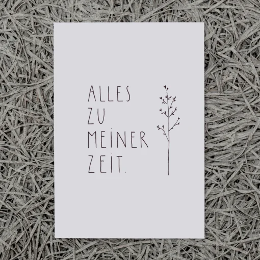 Slowlay Postkarte