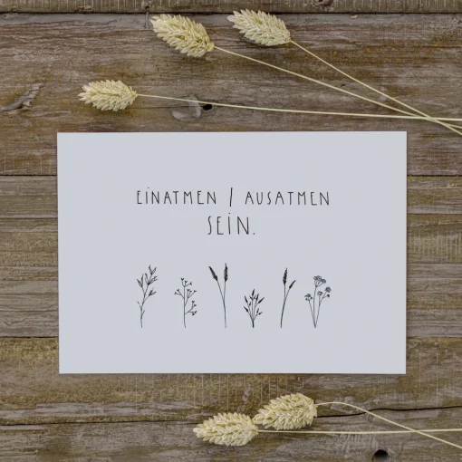 Slowlay Postkarte