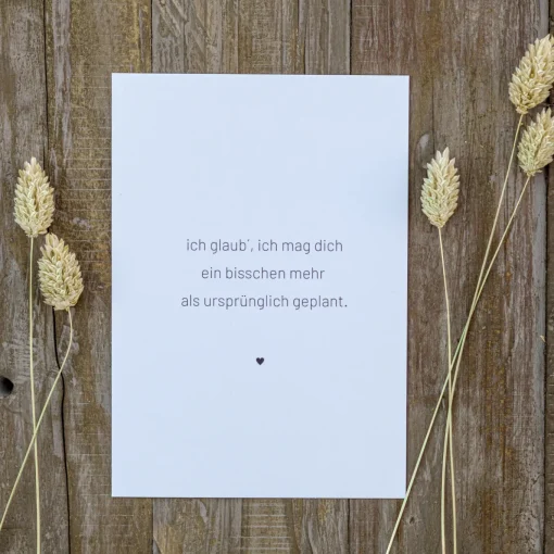 Slowlay Postkarte