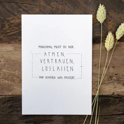 Slowlay Postkarte