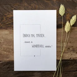 Slowlay Postkarte
