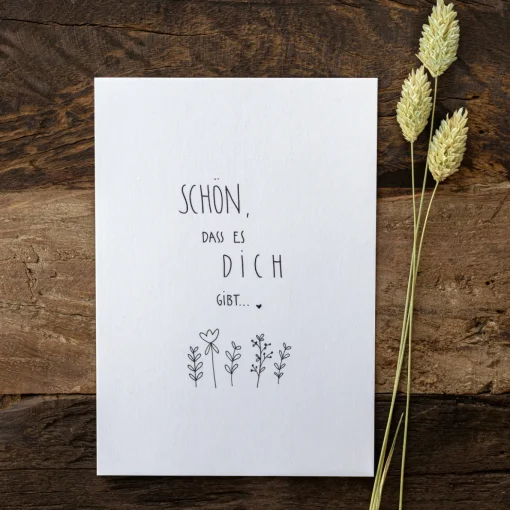 Slowlay Postkarte