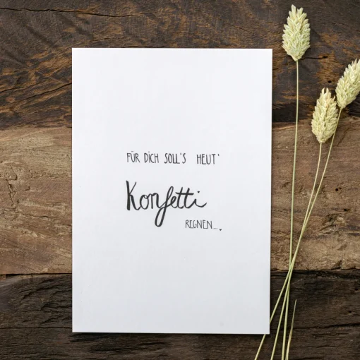 Slowlay Postkarte