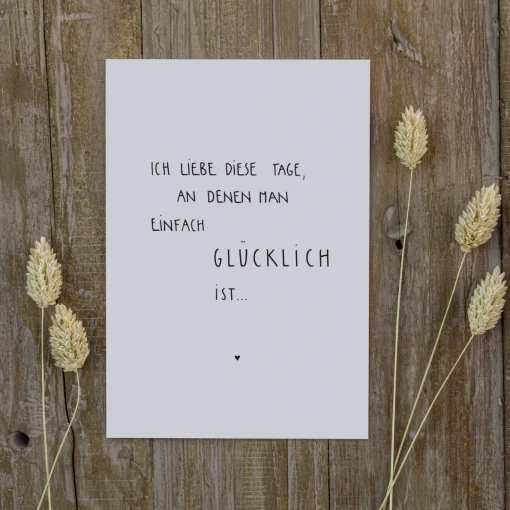 Slowlay Postkarte