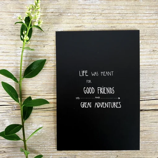 Slowlay Postkarte
