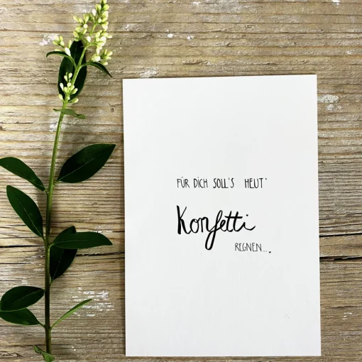 Slowlay Postkarte