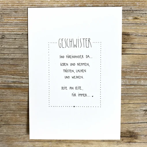 Slowlay Postkarte