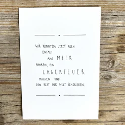 Slowlay Postkarte