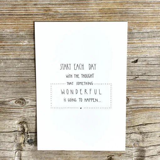 Slowlay Postkarte