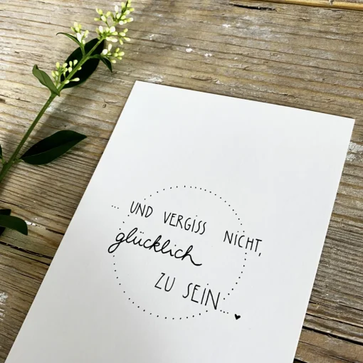 Slowlay Postkarte