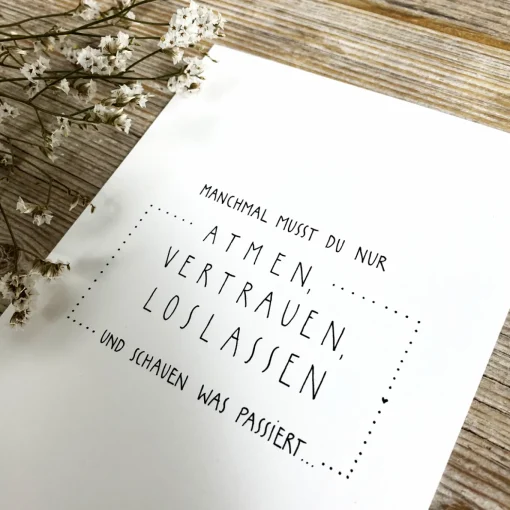 Slowlay Postkarte