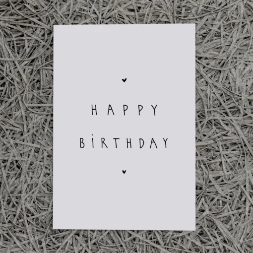 Slowlay Postkarte "Happy birthday"