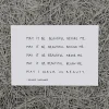 Slowlay Postkarte "May it be beautiful"