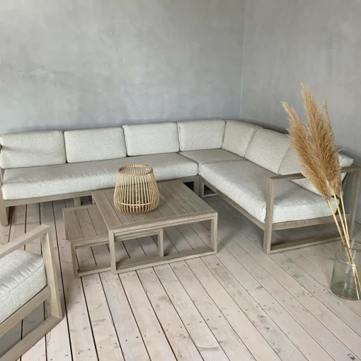 Sofa 3-Sitzer - Teak