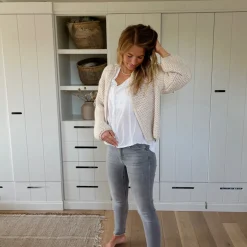 Strickjacke grob