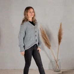 Strickjacke kurz