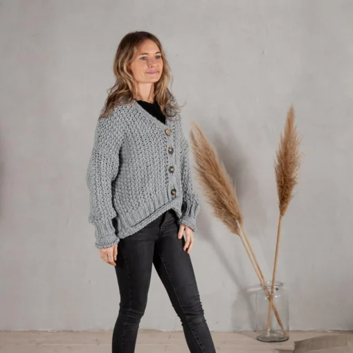 Strickjacke kurz