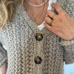 Strickjacke kurz