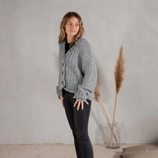 Strickjacke kurz